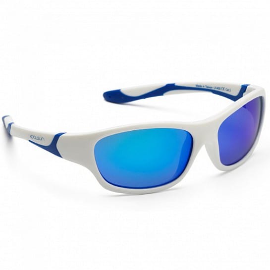 Koolsun Sport Kids Sunglasses Aqua White 3+