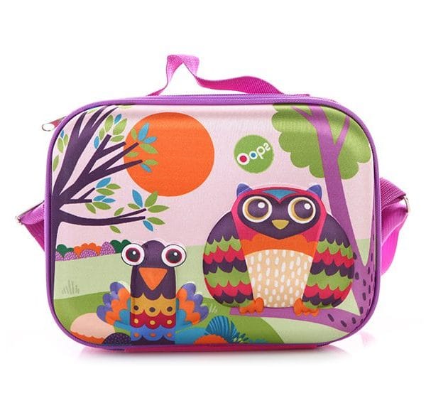 Happy Snack Owl - Soft 3D Lunchbox
