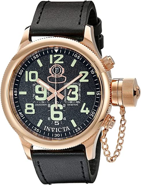 Invicta Casual Watch For Men Analog Leather - 7104
