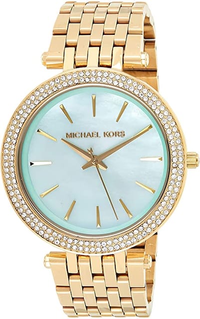 Michael Kors Womens Quartz Watch, Analog Display and Stainless Steel Strap MK3498