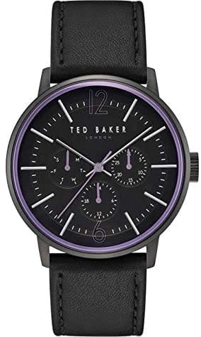 Ted Baker London TE50653004 Men's Jason Multifunction Leather Strap Watch, 42mm