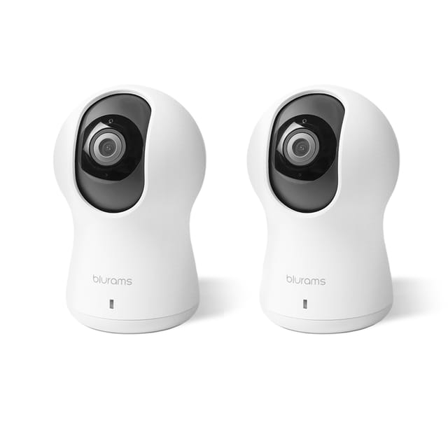 Blurams 720P Dome Lite Security Camera with Motion, Sound Detection, Night Vision, Two-Way Audio - A30 [Pack Of 2]