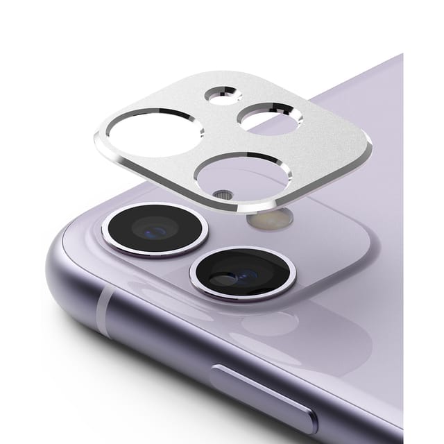 Ringke Camera Styling Aluminum Frame iPhone 11 Camera Lens Protector Designed for iPhone 11 (2019) 6.1 Inch - Silver