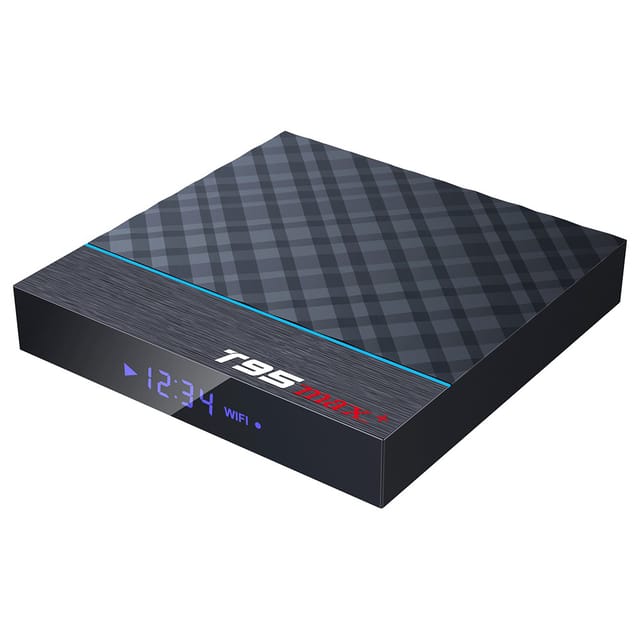 Wownect T95 MAX Plus Android TV Box Amlogic S905X3 [4GB RAM 64GB ROM] with 5G Support WIFI Bluetooth Full HD 4K TV Box 8K UHD Resolution Android TV Box [Supports Miracast]