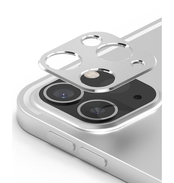 Ringke Camera Styling iPad Pro (2020) Camera Lens Protector Ring Aluminum Frame [ Designed Lens Protector for iPad Pro (2020) 11", iPad Pro 12.9" (2020) ] - Silver