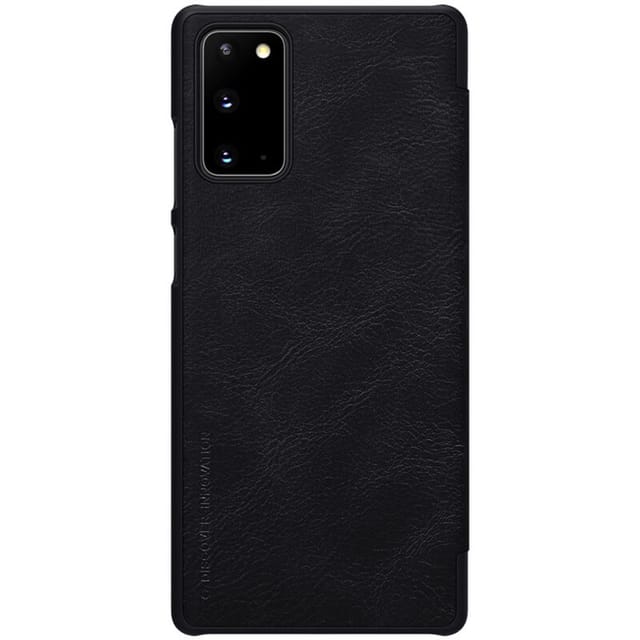 Nillkin Samsung Galaxy Note 20 Case, Qin Leather Series [With Card Holder] Stylish Cover Durable Slim PU Leather Flip Wallet Case For Galaxy Note 20 - Black