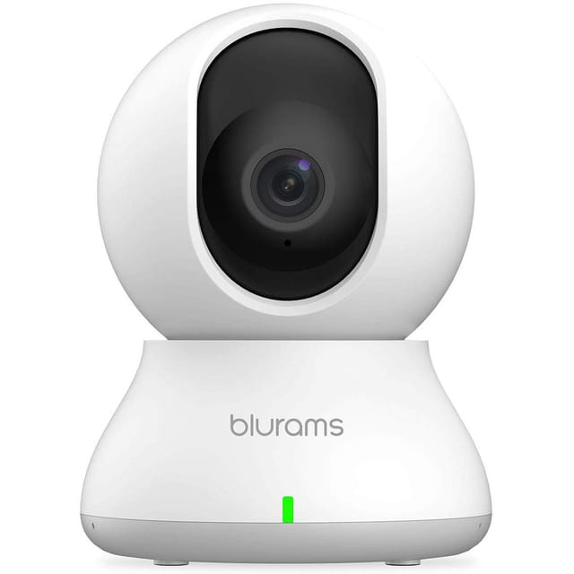Blurams Dome Lite 2 Home Camera 1080p Wireless Security Camera Pan / Tilt / Zoom WiFi Camera with Smart Motion Sound Human Detection Two-Way Audio Night Vision Privacy Mode (Works with Alexa)