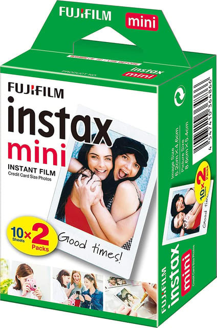 Fujifilm 10-Piece Instax Mini Photo Paper White