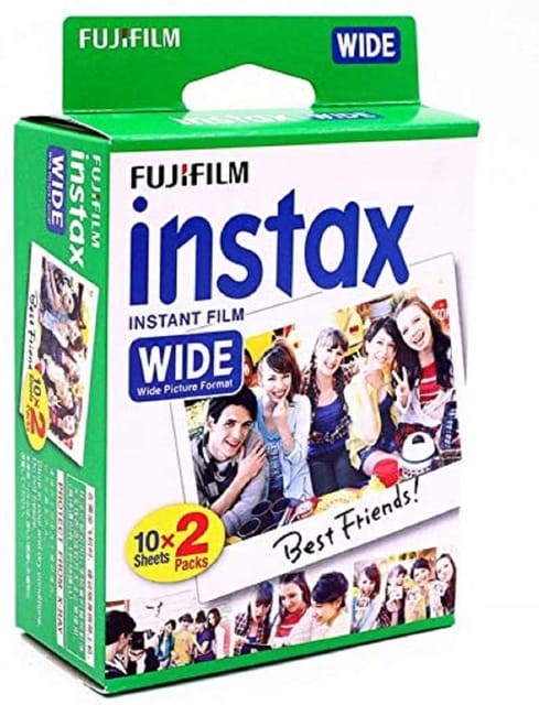 Fujifilm 10-Piece Instax Wide Photo Paper White