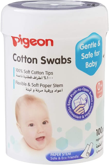 Pigeon Cotton Swabs Extra Thin Paper Stem 200 26546