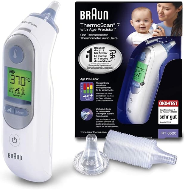 Braun Irt 6520 Ear Thermoscan 7, Age Precision