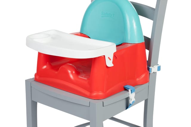 Safety 1St Easy Care Feeding Booster Seat Red Lines