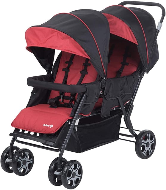 Safety 1St Tandem Teamy Stroller Ribbon Red Chic