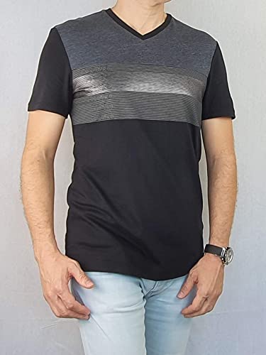 Calvin Klein V-Neck T-Shirt For Men Black Combo