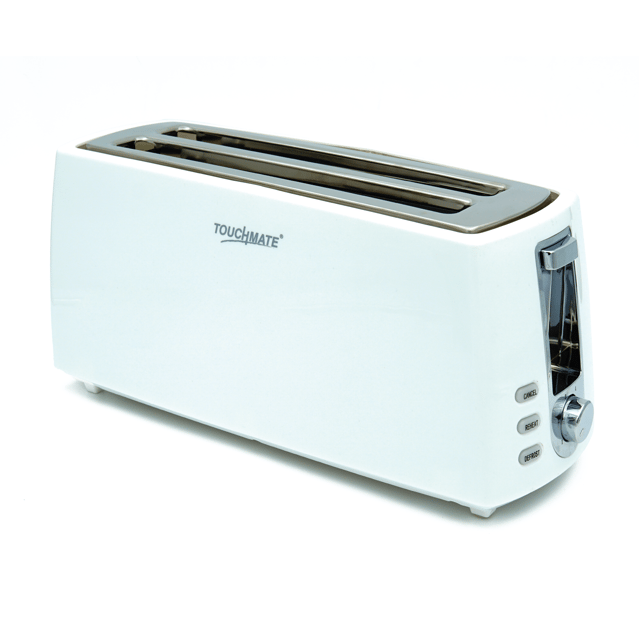 Touchmate 4 Slice Retro Toaster (TM-TS400) White