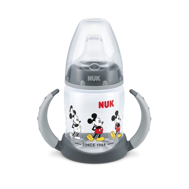 Nuk First Choice Learner Bottle 150ml Mickey Mouse - Grey