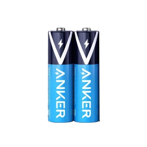 Anker AA Alkaline Batteries 8-Pack Black Blue