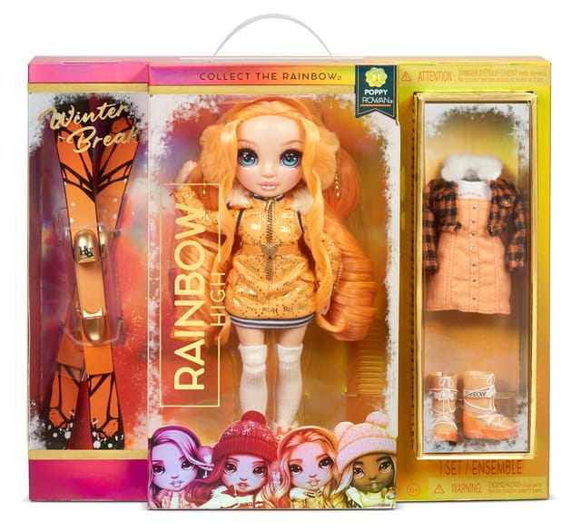 Rainbow High Fashion Doll Winter Break Poppy Rowan (Orange) 30 cm