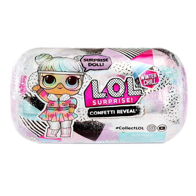 L.O.L. Surprise Winter Chill Confetti Surprise Dolls with 15 Surprises PDQ