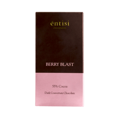Entisi Berry Blast Chocolate Bar - 80gm (Pack of 2)