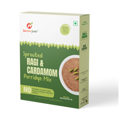 Nutribud Foods Sprouted Ragi and Cardamom Porridge Mix - 200 gm