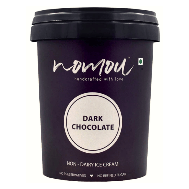 Dark Chocolate Plant-Based Gelato by Nomou