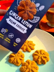 Kivu Ginger Lemon Vegan Cookies (Sun Baked)