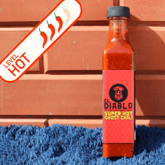 Super Hot Ghost Chili by El Diablo Sauces - 240 g