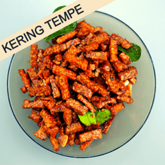 Indonesian Style Sweet and Spicy Tempeh