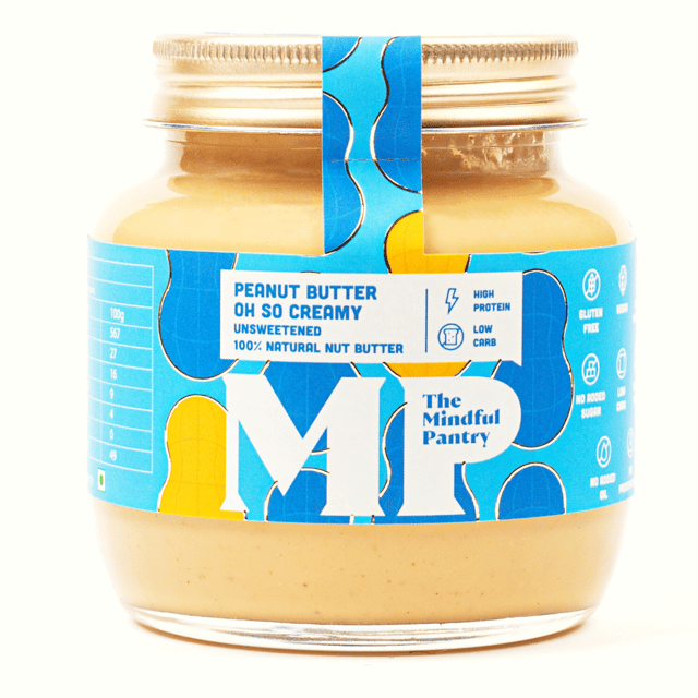 Peanut Butter Creamy - Unsweetened (100% Natural) - by The Mindful Pantry