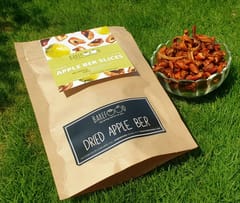 Bare Food Dried Apple Ber (Use in Juice, Snacking, Topping cakes or muffins, etc) 300g