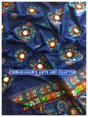 Ethnic DARK BLUE Kutchwork Dupatta