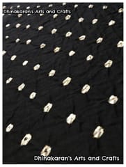 NAKSHATRA BLACK Bandhani Fabric