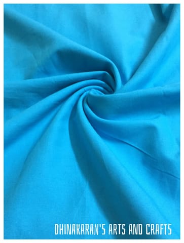 Sky Blue Pure Cotton Fabric