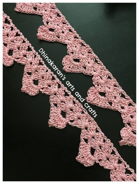 Light Pink Crochet Lace