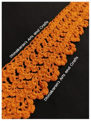 Heavy Crochet Lace - ORANGE