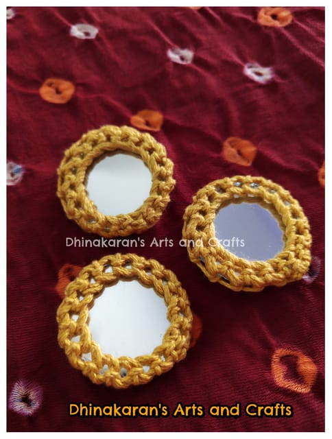 GOLD Kutchwork Mirror Buttons