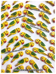 YELLOW Parrot Buttons