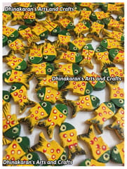 YELLOW Quirky Fish Buttons