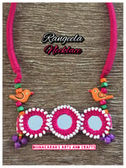 Rangeela Mirror Necklace-(4)