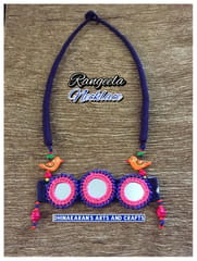 Rangeela Mirror Necklace-(5)