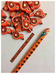 TANGY PARROT Handpainted Hairstick