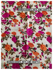 Floral Print Fabric-(1)