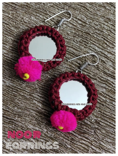 Noor Mirror Earrings-(15)