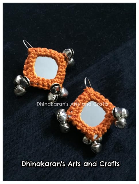 Mini Nazaqat Mirror Earrings-(2)