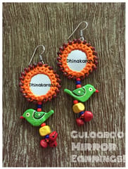 Gulaabo Mirror Earrings-(5)