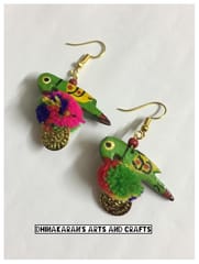 Quirky Parrot Earrings