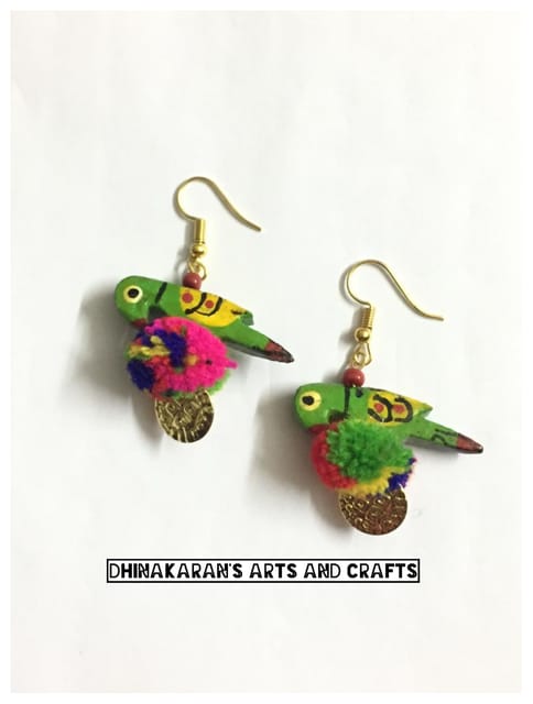 Quirky Parrot Earrings