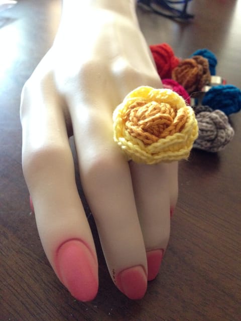 Luminous Crochet Finger Ring