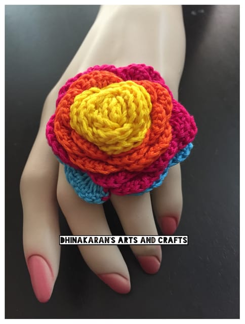 Delight Crochet Finger Ring